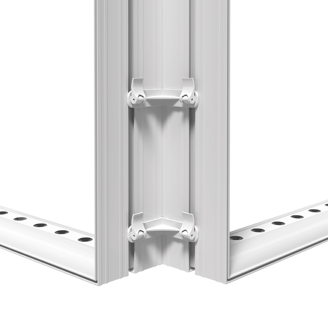 Lichtbak 90 graden connector