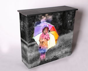 vierkante pop-up display Teller
