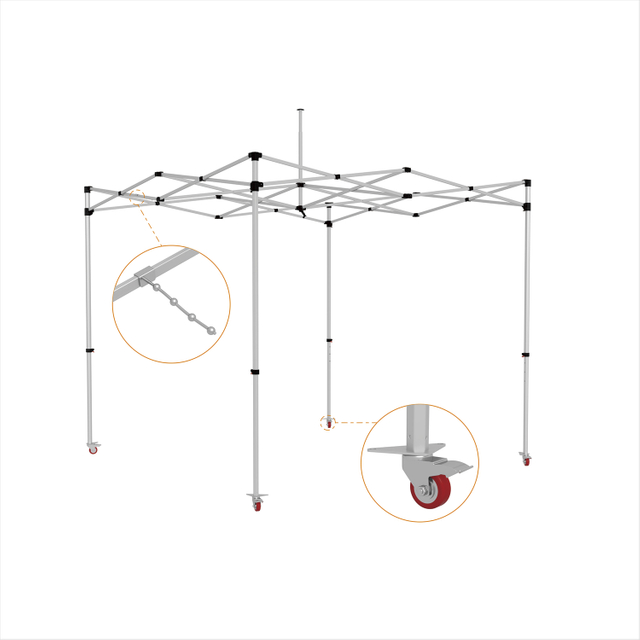 Outdoor Waterdicht inklapbaar Eenvoudig op te zetten Standaard aluminium tent 