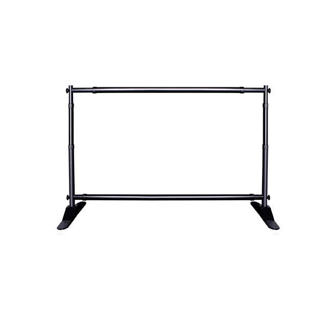 Verstelbare aluminium buisframe achtergrond
